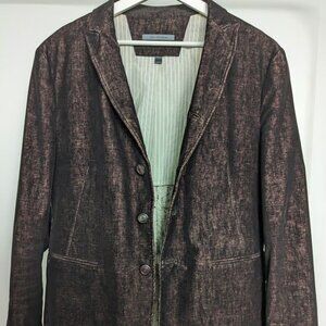 John Varvatos Men's Convertible Lapel Port Corduroy Blazer